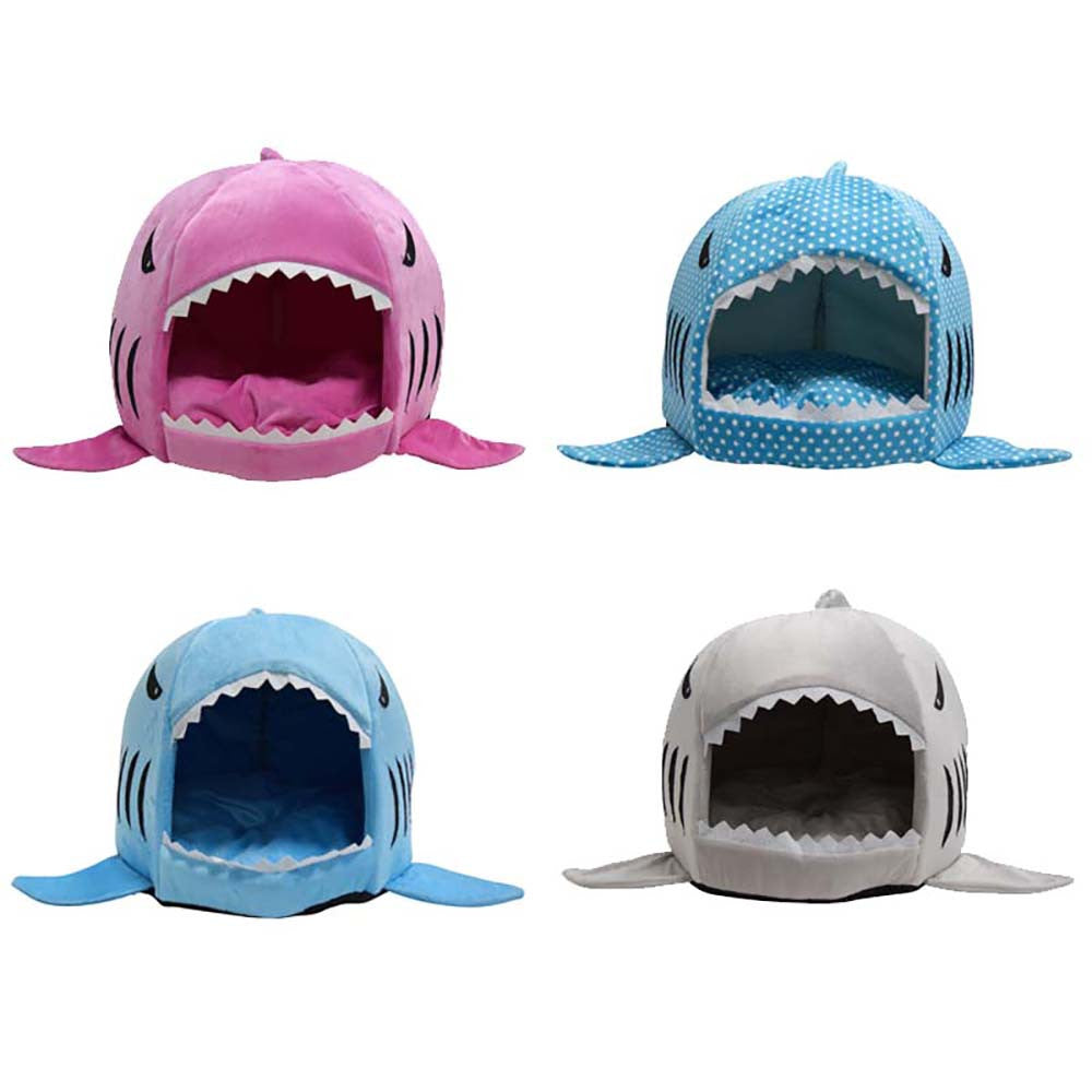 Soft Dog House For Large Dogs Warm Shark Dog House Tent High Quality Small Cat Bed Puppy House The Best Pet Product