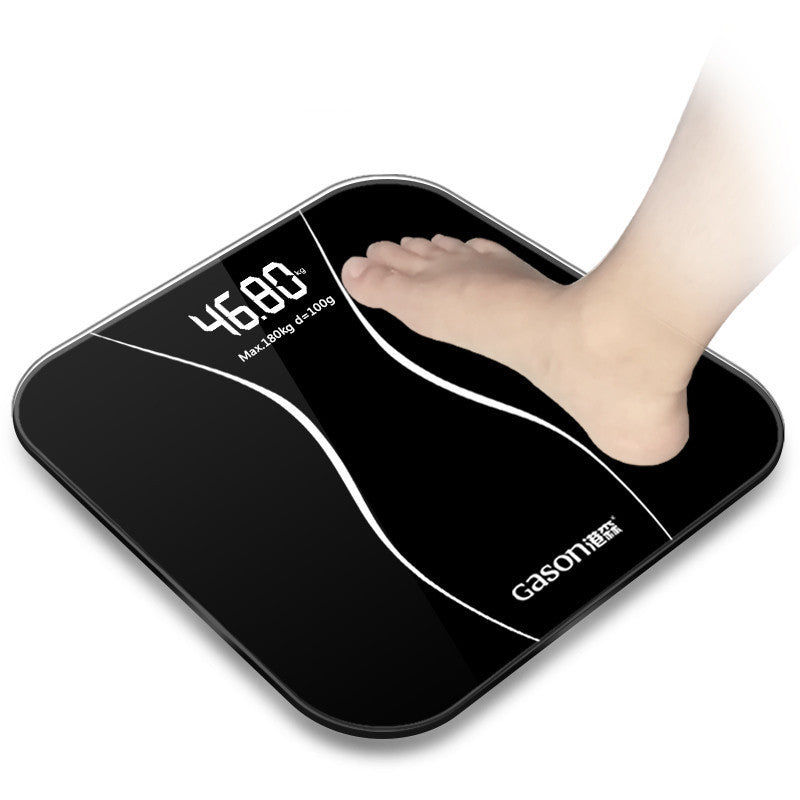 GASON A2 Bathroom Body Scales Glass Smart Household Electronic Digital Floor Weight Balance Bariatric LCD Display 180KG/50G