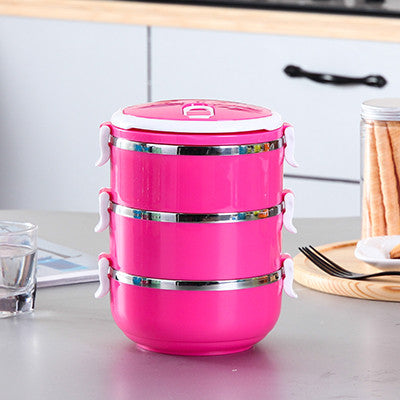 Korean Stainless Steel Thermos Bento Lunch Box for Kids Thermal Food Container Food Box Lunchbox Portable