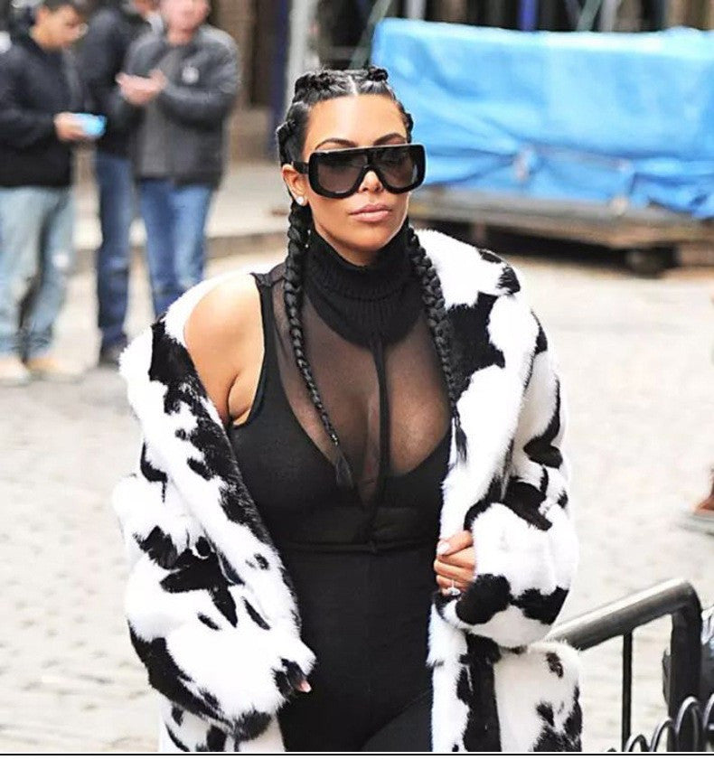Oversized Sunglasses Celebrity Style Kim Kardashian Style - CelebritystyleFashion.com.au online clothing shop australia