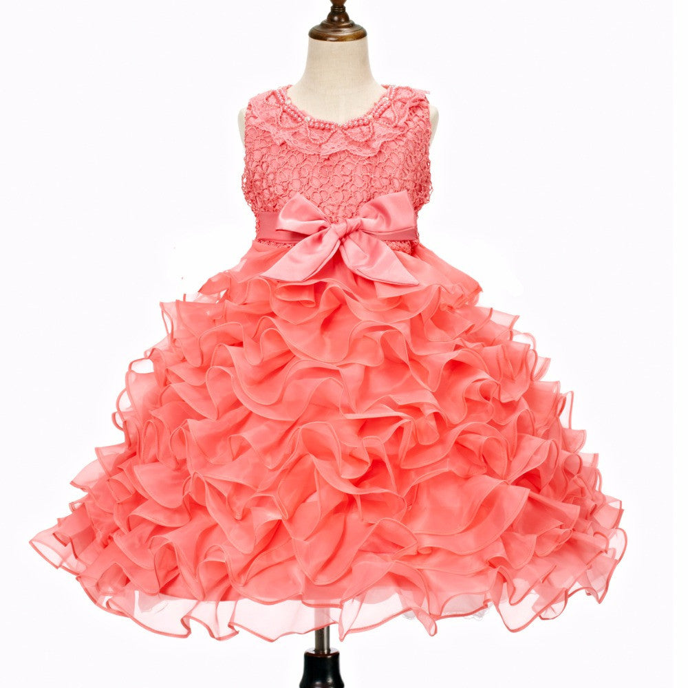 Free shipping new fashion summer girls boutique dress Tutu cute baby girl dress birthday party princess tutu dresses - CelebritystyleFashion.com.au online clothing shop australia