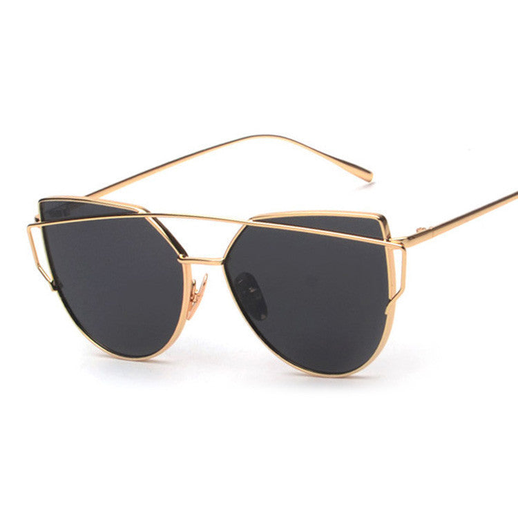 BOUTIQUE New Women 6 Colour Luxury Cat Eye Sunglasses Women Sunglasses Double-Deck Alloy Frame UV400 - CelebritystyleFashion.com.au online clothing shop australia