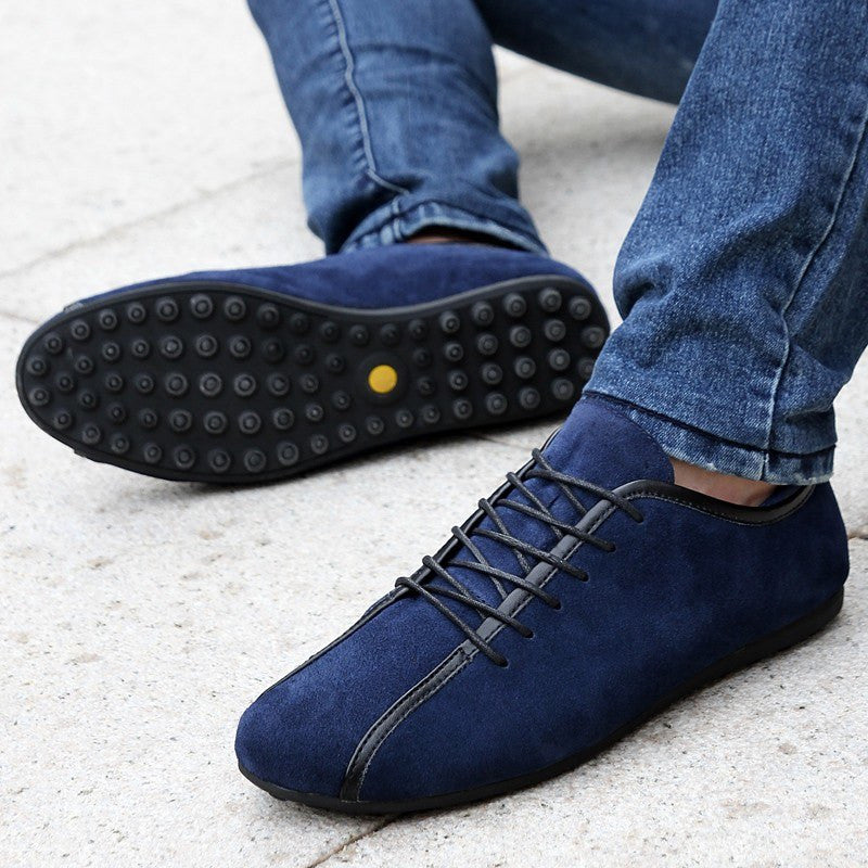 Aleader Nubuck Leather Men Shoes Spring Male Casual Shoes New 2015 Fashion Leather Shoes Loafers Men's shoes Flats zapatillas - CelebritystyleFashion.com.au online clothing shop australia