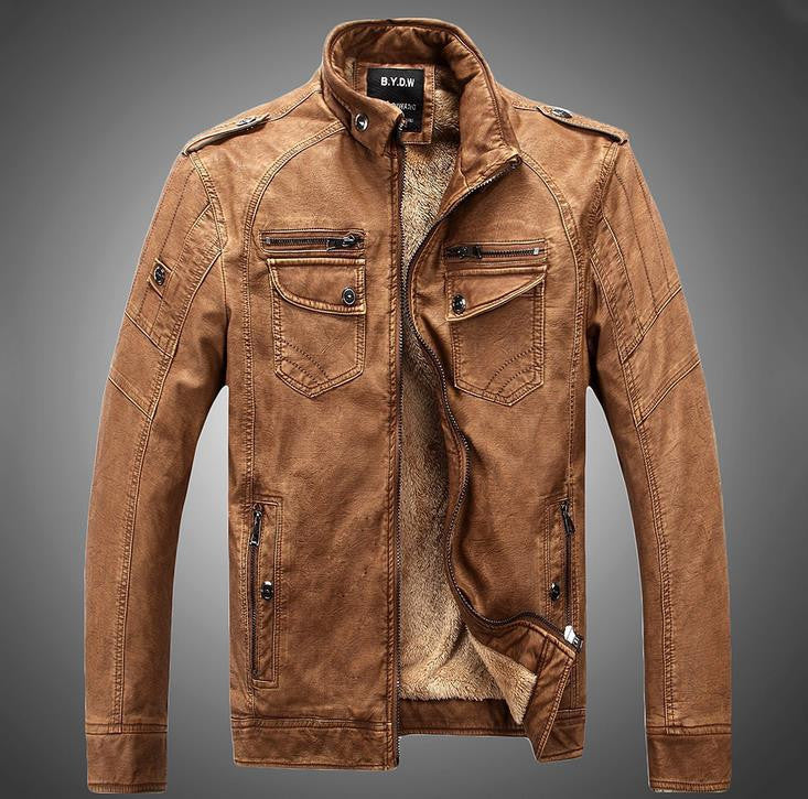 High quality new winter fashion men's coat men's jackets men's leather jacket - CelebritystyleFashion.com.au online clothing shop australia