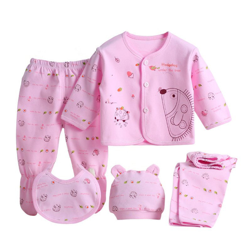 5pcs/set Newborn Baby 0-3M Clothing Set Brand Baby Boy Girl Clothes 100% Cotton Cartoon Underwear - CelebritystyleFashion.com.au online clothing shop australia