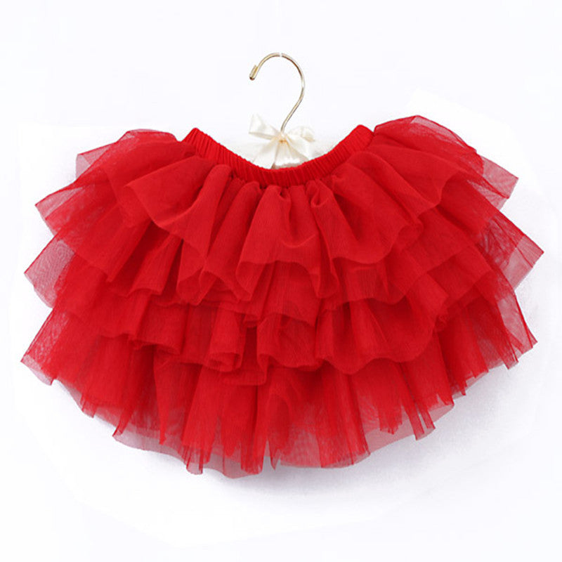 2-10Y New Fashion Children Girl Tutu Skirts Baby Ballerina Skirt Kids Chiffon Fluffy Casual Candy 7 Color Skirt - CelebritystyleFashion.com.au online clothing shop australia