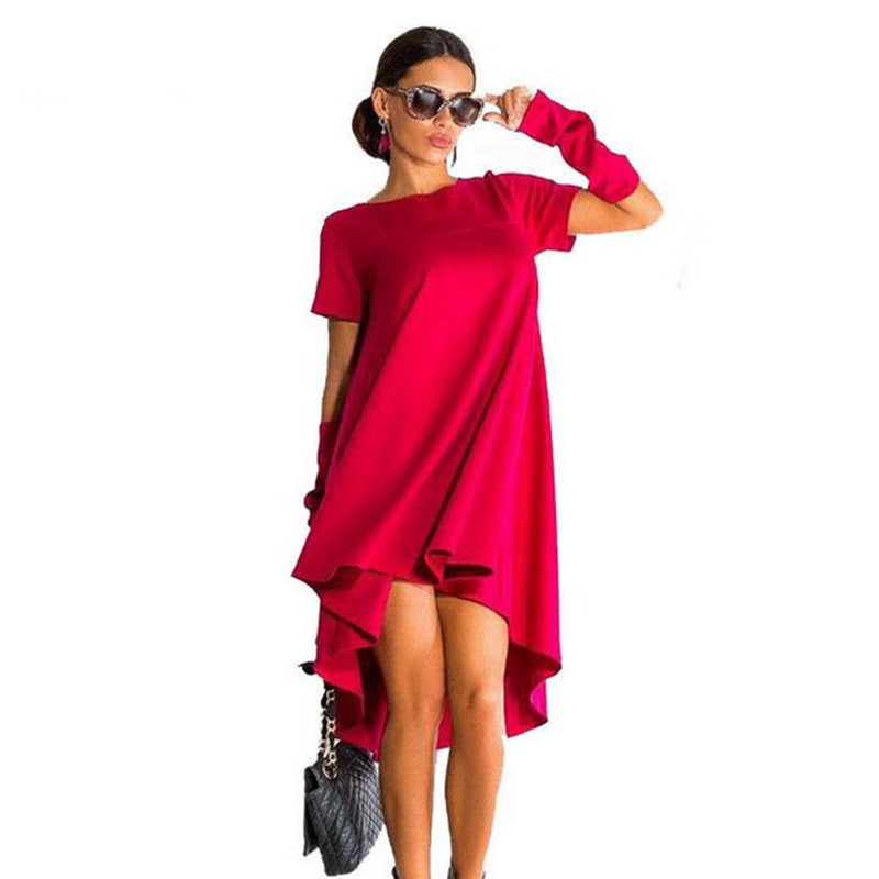 New Brand Midi Women Dress Summer Style Tunic Boho Kylie Jenner Ladies Dresses Mavodovama Red Party Woman Dress Ukraine - CelebritystyleFashion.com.au online clothing shop australia