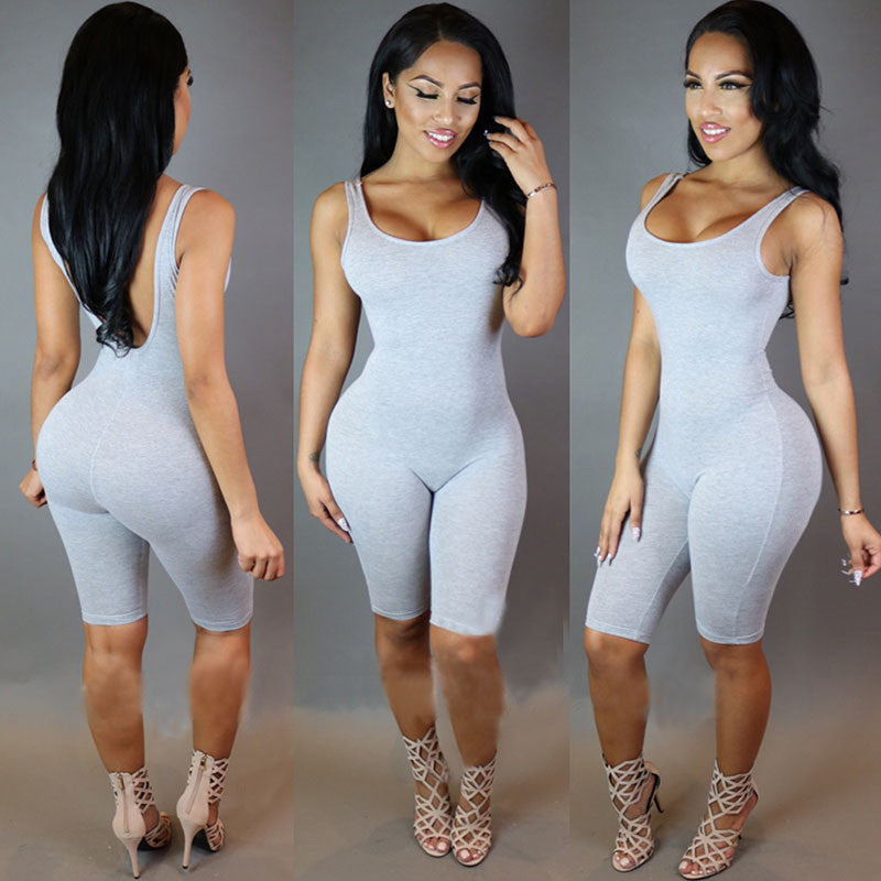 12 Colors Women Sexy Jumpsuit Casual Kylie Jenner Kardashian style -  - 3