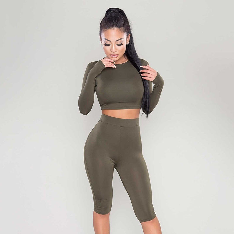 Kylie Jenner Style - New Arrival Two Piece High Waist Short Jumpsuit Many colors -  - 2