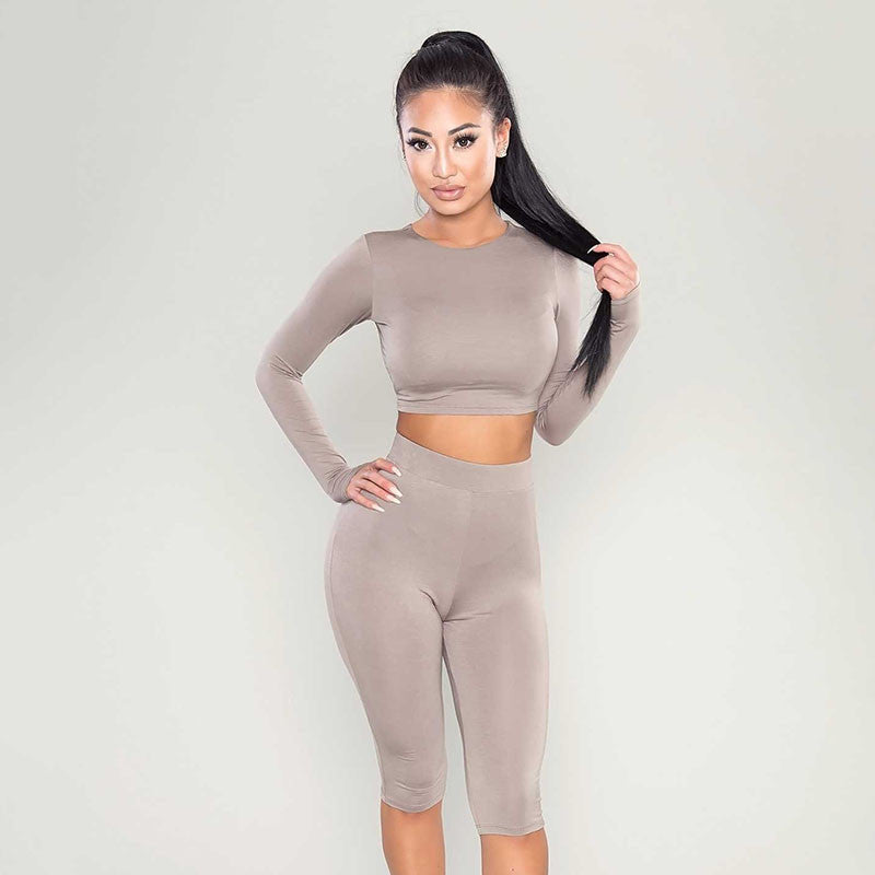 Kylie Jenner Style - New Arrival Two Piece High Waist Short Jumpsuit Many colors -  - 4