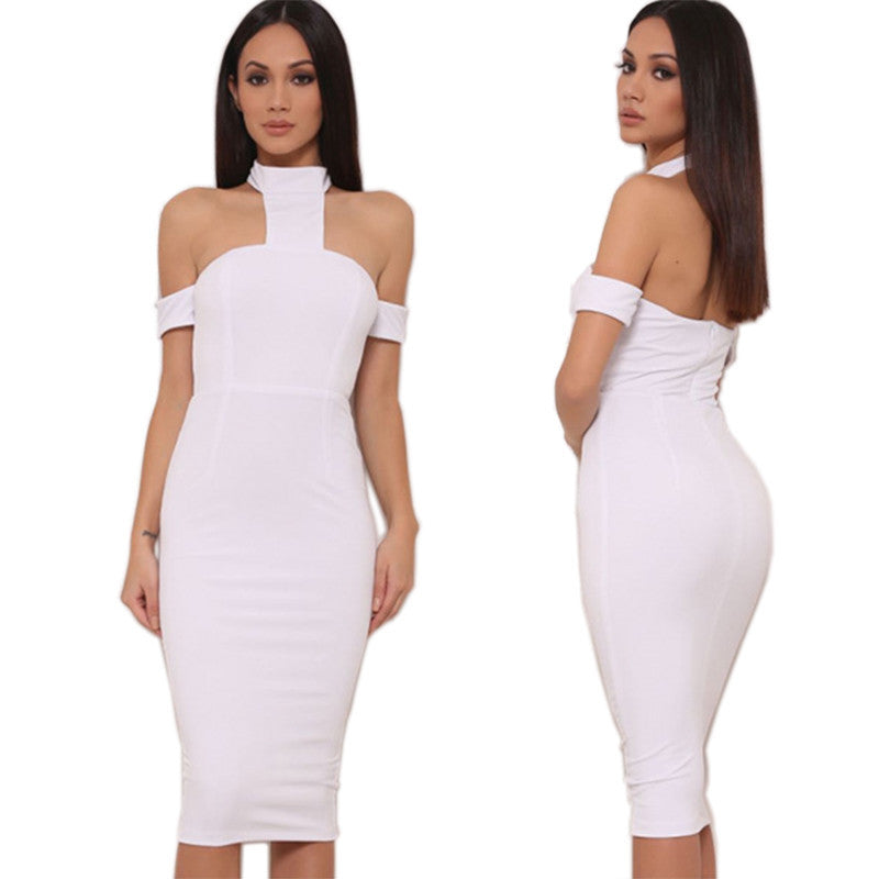 European Fitted Pencil Dress - CELEBRITYSTYLEFASHION.COM.AU - 1