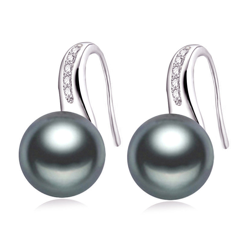 100% Genuine Natural Pearl earrings for women freshwater white pearl earrings silver 925 earrings jewelry daughter birthday gift - CelebritystyleFashion.com.au online clothing shop australia