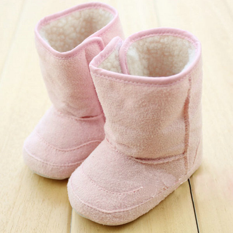 Super Warm Winter Baby Ankle Snow Boots Infant Shoes Pink Khaki Antiskid Keep Warm Baby Shoes First Walkers - CelebritystyleFashion.com.au online clothing shop australia