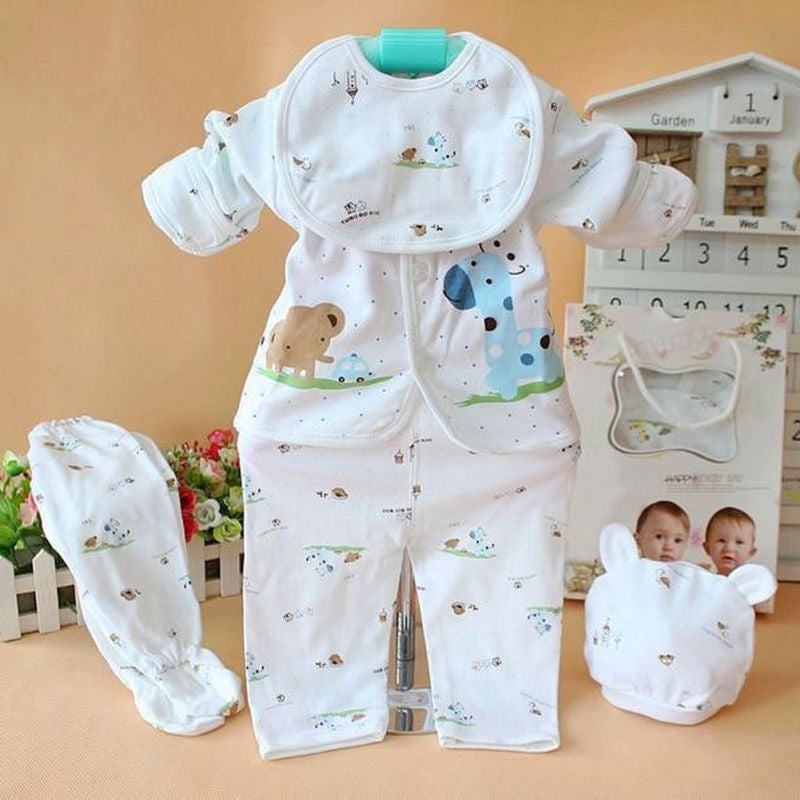 Newborn Baby 100% Cotton Shirt and Pants Suits Infant Clothes Outfits 0-3M - CelebritystyleFashion.com.au online clothing shop australia