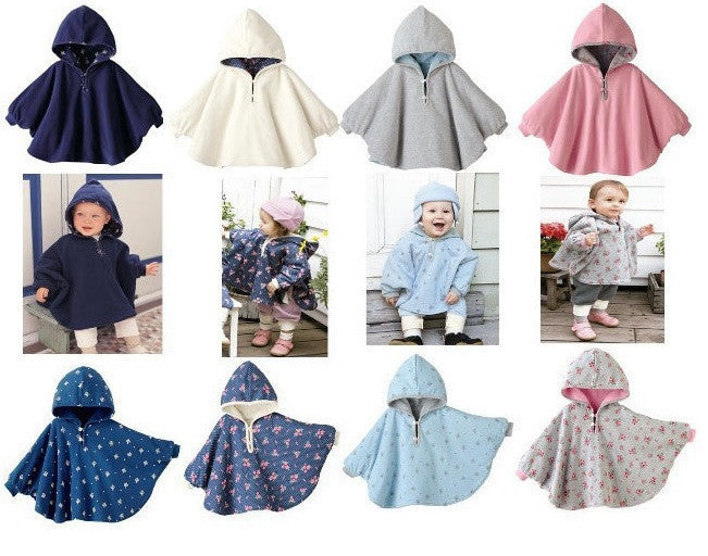 Fashion Baby Coats boys Girl's Smocks Outwear Fleece cloak Jumpers mantle Children's clothing Poncho Cape DD001 - CelebritystyleFashion.com.au online clothing shop australia