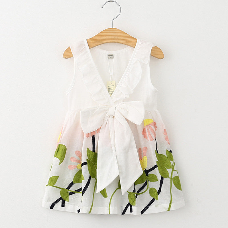 Summer Dresses Girls Dress Girl Clothes Vestidos Children Dress Sleeveless Princess Dresses for Girls - CelebritystyleFashion.com.au online clothing shop australia