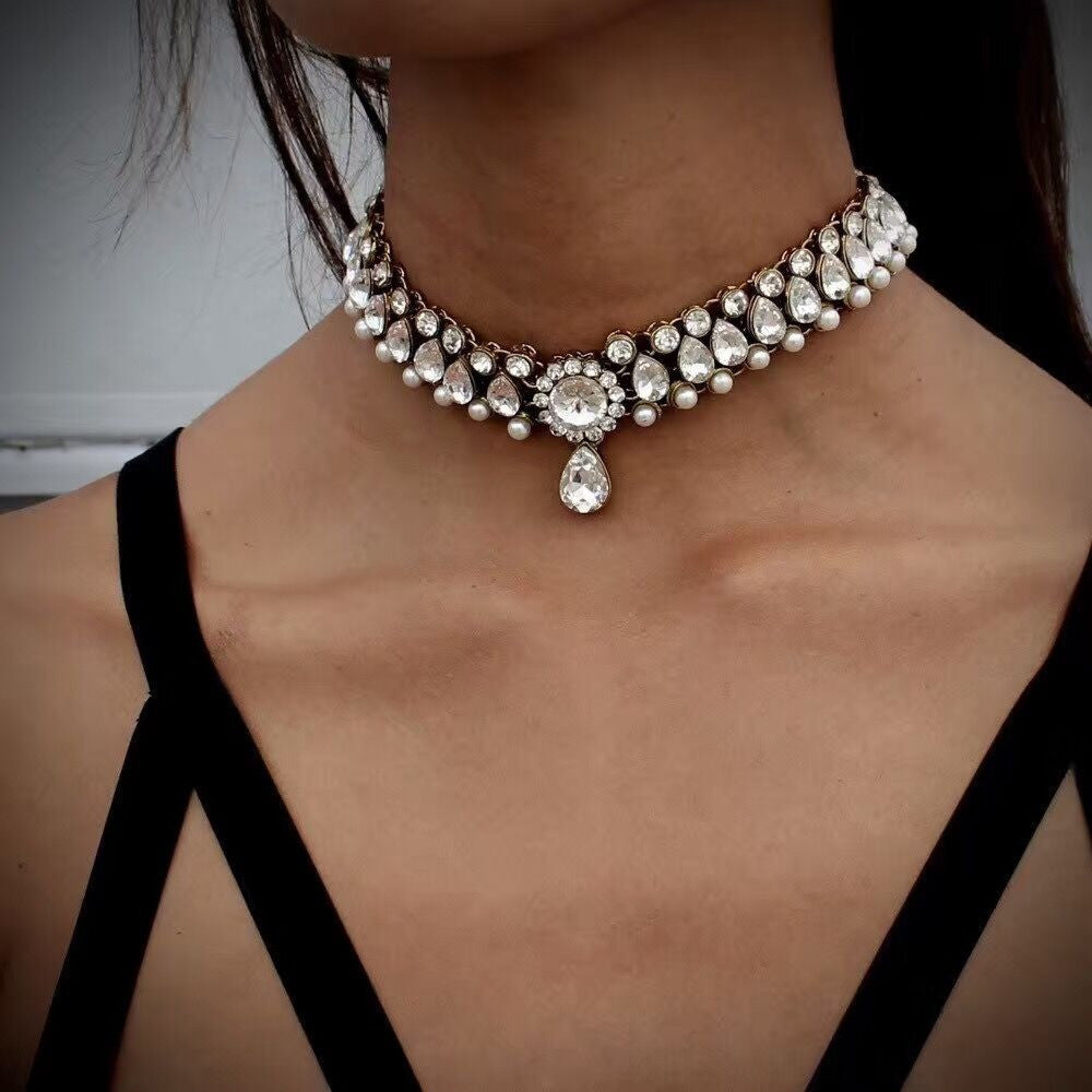 3 colors New 2016 Z design fashion necklace collar necklace & pendant luxury choker statement necklace maxi jewelry - CelebritystyleFashion.com.au online clothing shop australia