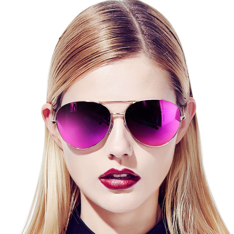 Real Polarized Men & Women Sunglasses Aviation Flash Mirrored Lens UV Protection Eyewear Female Pilots Sun Glasses #3025V - CelebritystyleFashion.com.au online clothing shop australia