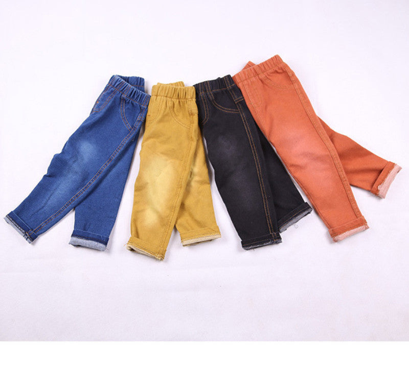 Kids 4 Colors Jeans Spring & Summer Style Fashion Denim Pants CottonTrousers for Baby Boys & Girls, MC117 - CelebritystyleFashion.com.au online clothing shop australia