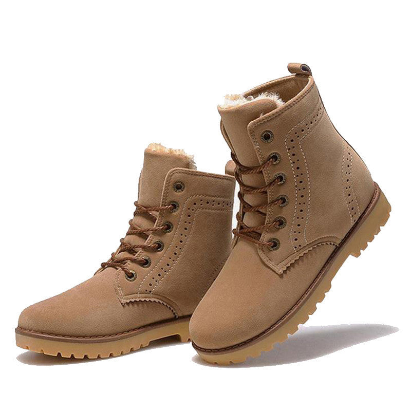 High Quality Women Boots Winter Casual Brand Warm Shoes Men Unisex Men Boots Leather Plush Fur Fashion Boots Shoes Woman - CelebritystyleFashion.com.au online clothing shop australia