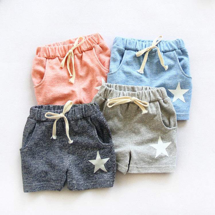 child clothing baby boy girl shorts five-pointed star colours Casual Summer - CelebritystyleFashion.com.au online clothing shop australia