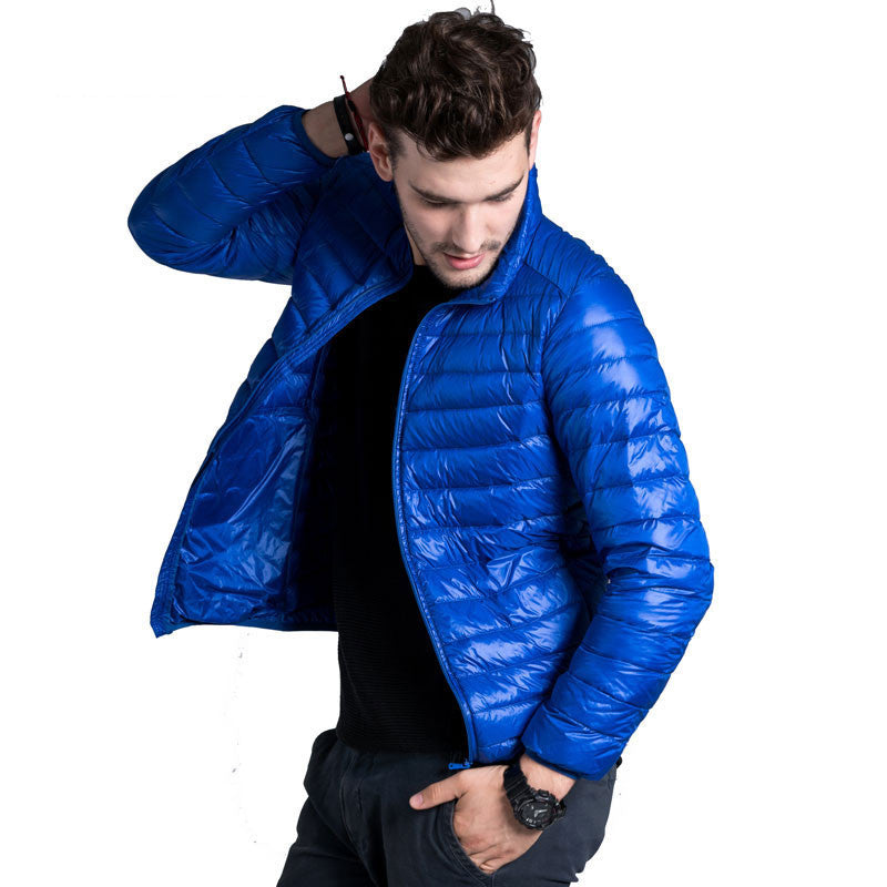 Autumn Winter Duck Down Jacket, Ultra Light Thin plus size winter jacket for men Fashion mens Outerwear coat - CelebritystyleFashion.com.au online clothing shop australia