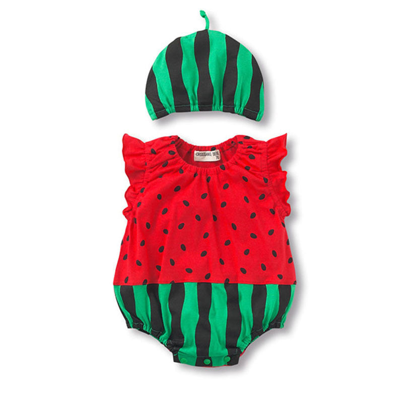 Summer Newborn Sleeveless Baby Girls Jumpsuits Clothing Sets (Romper+Hat 2 pcs) Infant Baby Boys Clothes Babies Rompers - CelebritystyleFashion.com.au online clothing shop australia
