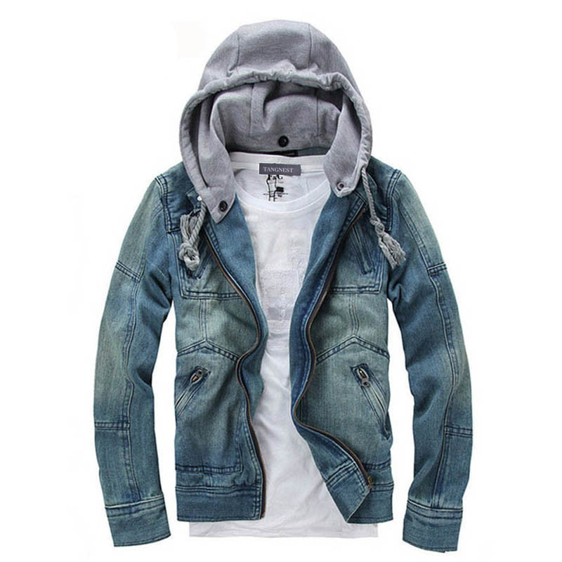 Casual Fashion Men's Denim Jacket Comfortable Male Cowboy Jacket Plus Size M-XXXL MWJ089 - CelebritystyleFashion.com.au online clothing shop australia