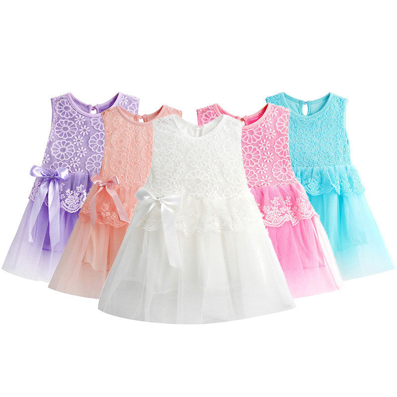 New Infant Baby Girl Tutu Dress Kids Cute Lace Flower Summer Party Princess Dresses baby girl Christmas Clothes Z3 - CelebritystyleFashion.com.au online clothing shop australia