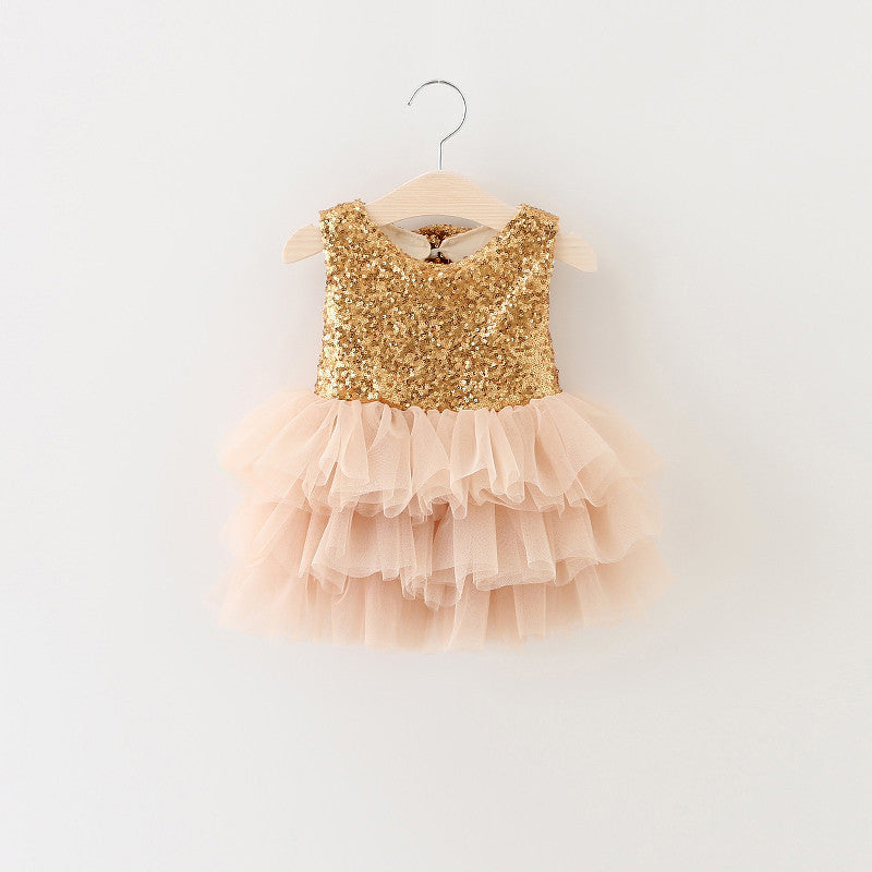 Retail Girl's summer fasion sequins bowknot dress , costumes kids , girls tutu dress , BW22 - CelebritystyleFashion.com.au online clothing shop australia