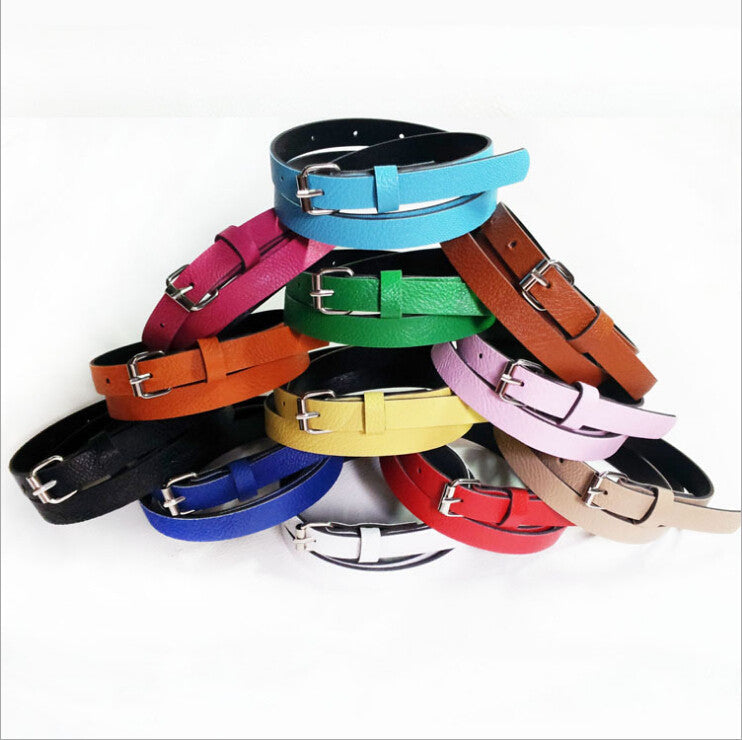 Multi-Color Women Belts Metal Buckle Wild Casual Thin Belts Female Cinto Femme Female Strap Belly Chain Nice Gift for Women - CelebritystyleFashion.com.au online clothing shop australia