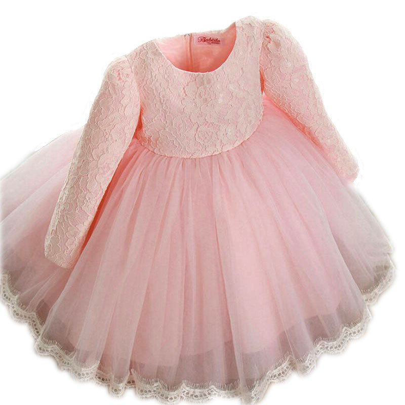 New summer and autumn Princess Girls Party Dresses for party baby fashion Pink Tutu dress Girls Wedding Dress kids dress - CelebritystyleFashion.com.au online clothing shop australia