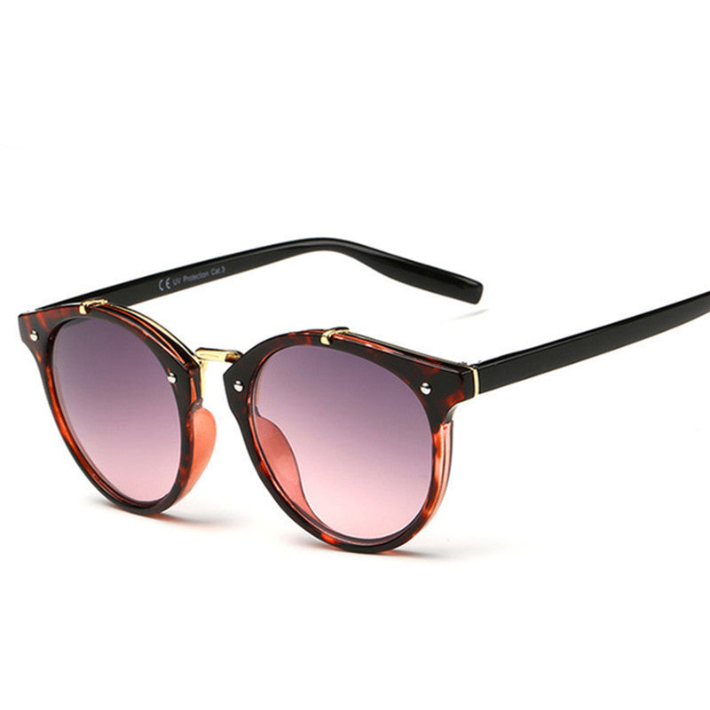 Vintage Round Sunglasses Women Brand Designer Eyewear UV400 Gradient Female Retro Sun Glasses - CelebritystyleFashion.com.au online clothing shop australia