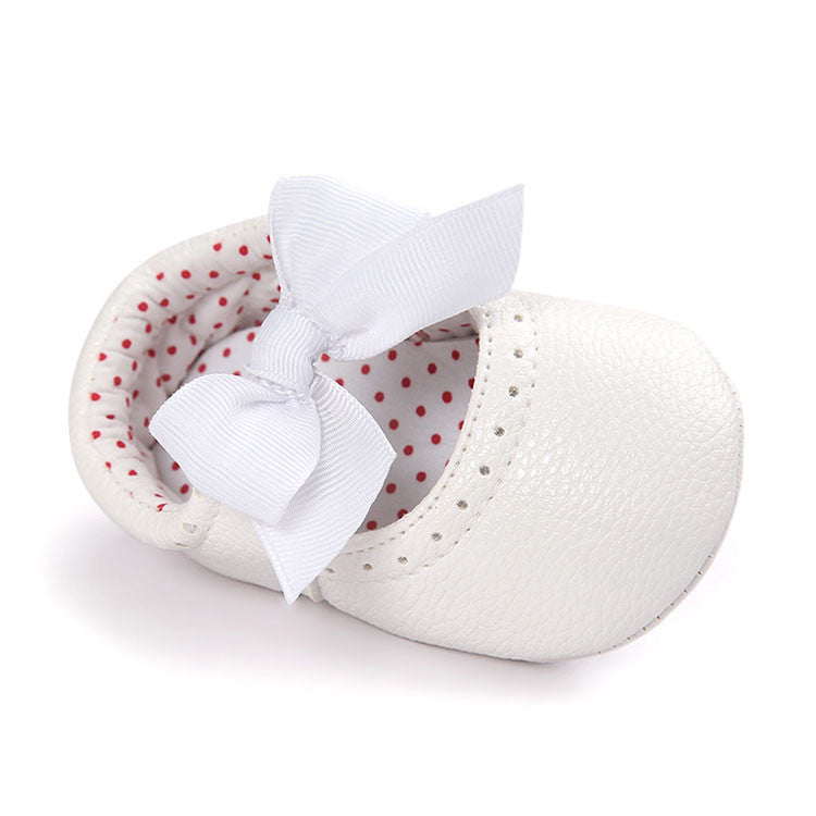 Soft Bottom Fashion Butterfly-knot Baby Moccasin Newborn Babies Shoes PU Leather Prewalkers Boots Non-slip Shoes for Baby Girls - CelebritystyleFashion.com.au online clothing shop australia