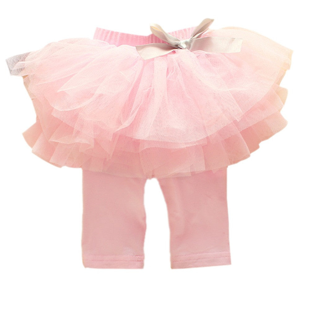 Kids Baby Girls Culottes Leggings Gauze Pants Party Skirts Bow Candy Tutu Dress - CelebritystyleFashion.com.au online clothing shop australia