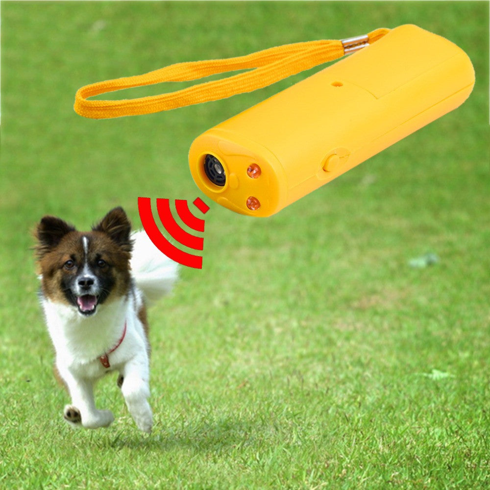 LED Ultrasonic Anti Bark Barking Dog Training Repeller Control Trainer device 3 in 1 Anti Barking Stop Bark Dog Training Device