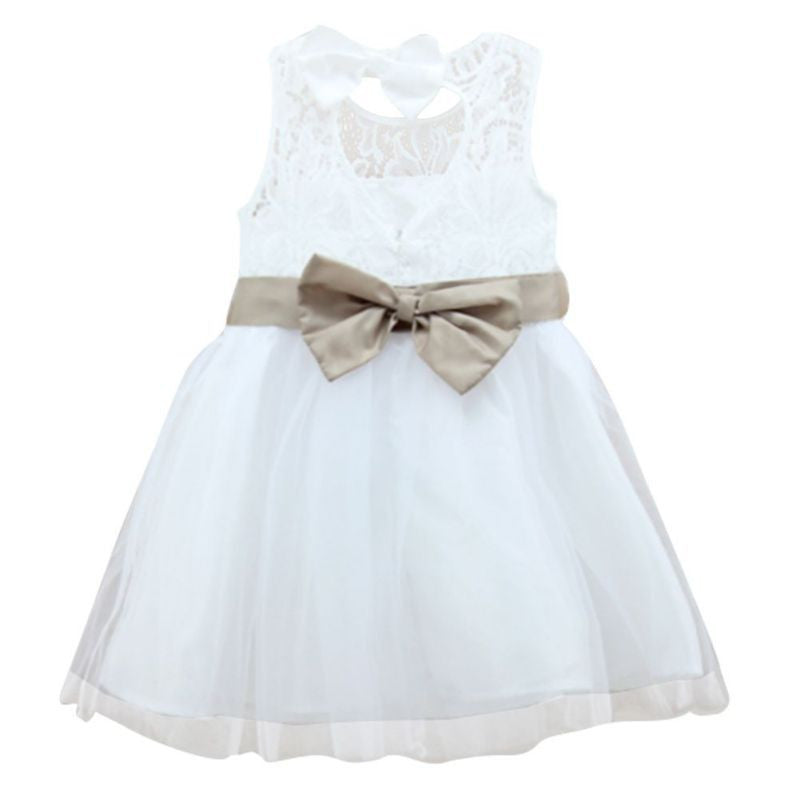 Lovely 2-7 Years Girls Kids Wedding Party Long Gown Tutu Tulle Princess Dress - CelebritystyleFashion.com.au online clothing shop australia