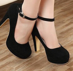 woman Pumps autumn thick heel shoes ol high-heeled shoes female the trend of ultra high heels female shoes - CelebritystyleFashion.com.au online clothing shop australia