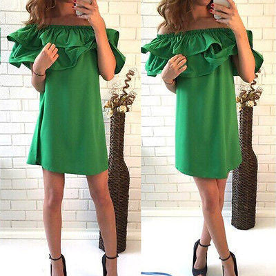 Sexy Women Summer Sleeveless Party Cocktail Short Mini Dress Beach Dress - CelebritystyleFashion.com.au online clothing shop australia
