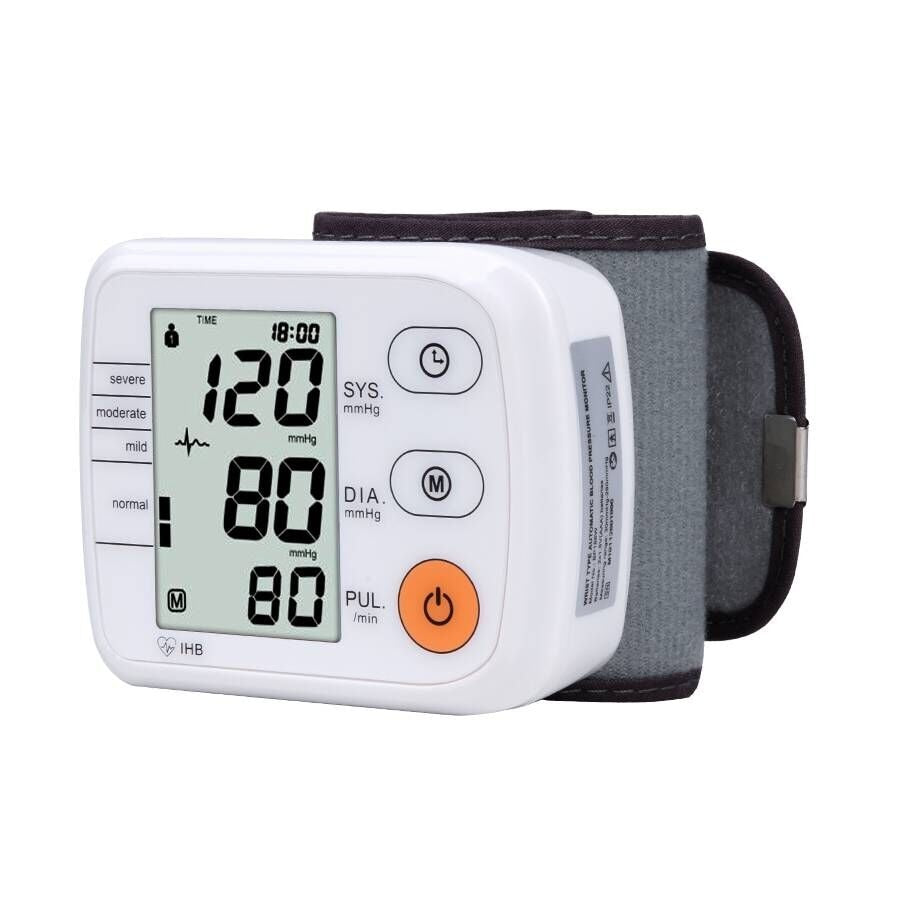 Wrist Blood Pressure Monitor Automatic Digital Tonometer Meter for Measuring Blood Pressure And Pulse Rate