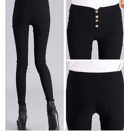 women Pencil Pants High Waisted push up Slim Stretch casual pants female fashion sexy capris Leggings skinny Trousers - CelebritystyleFashion.com.au online clothing shop australia