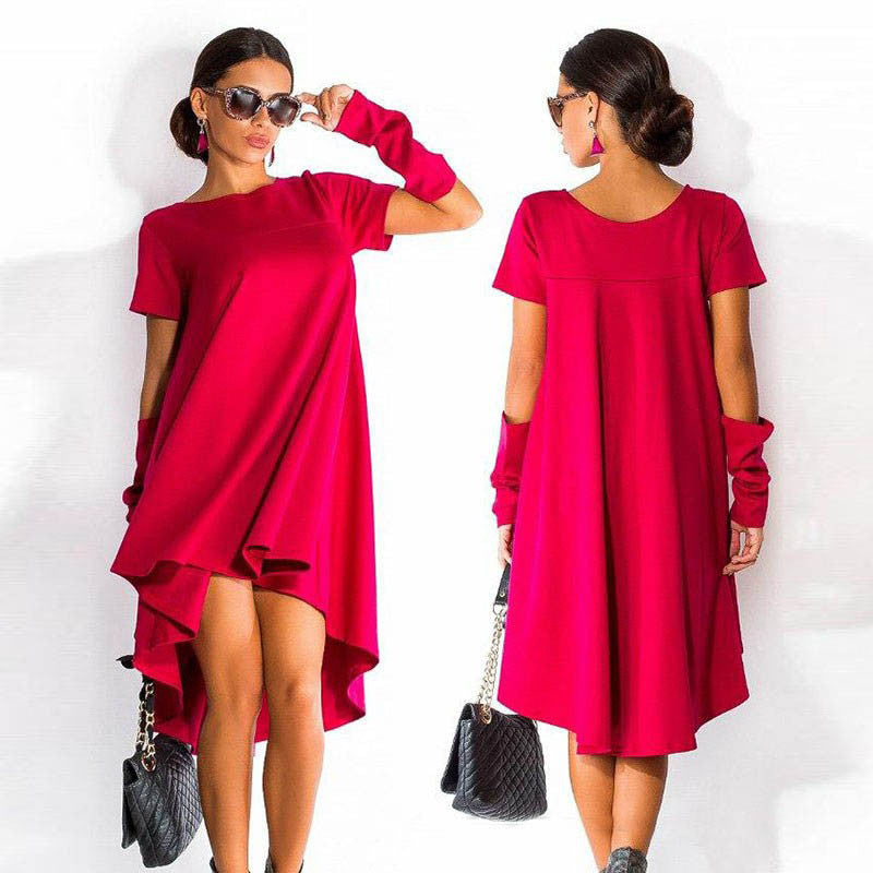 New Brand Midi Women Dress Summer Style Tunic Boho Kylie Jenner Ladies Dresses Mavodovama Red Party Woman Dress Ukraine - CelebritystyleFashion.com.au online clothing shop australia