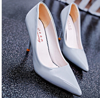 brand red bottom high heels patent leather women pumps pointed toe sexy ladies stiletto shoes woman plus size 34-39 - CelebritystyleFashion.com.au online clothing shop australia