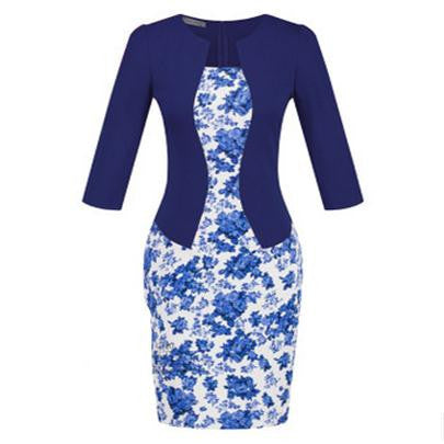 Women Fashion Autumn Spring Style Faux Two Piece Elegant Plaid Long Sl Women Fashion Autumn Spring Style Faux Two Piece Elegant Plaid Long Sl