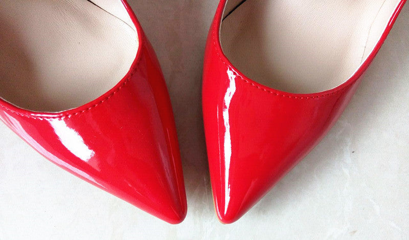 Brand Shoes Woman High Heels Pumps Red High Heels 12CM Women Shoes High Heels Wedding Shoes Pumps Black Nude Shoes Heels B-0043 - CelebritystyleFashion.com.au online clothing shop australia