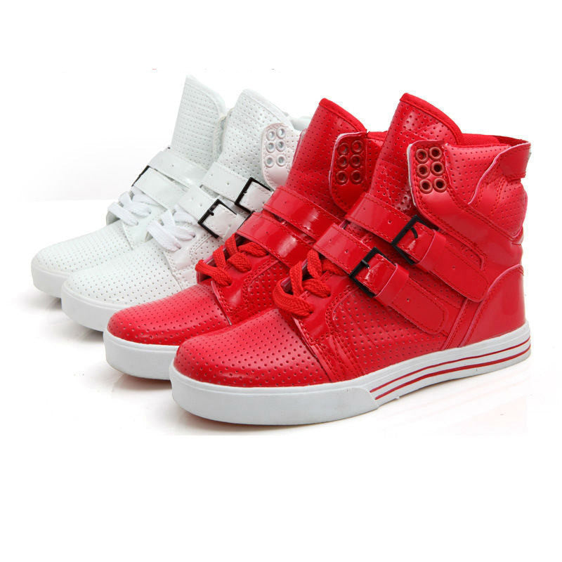 Patent PU Leather Men Fashion Shoes Spring Autumn Summer Ankle Boots Shoes Men High Top Men Boots Flats Shoes - CelebritystyleFashion.com.au online clothing shop australia